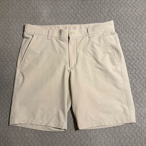 Under Armour Men's Cream Flat Front Shorts